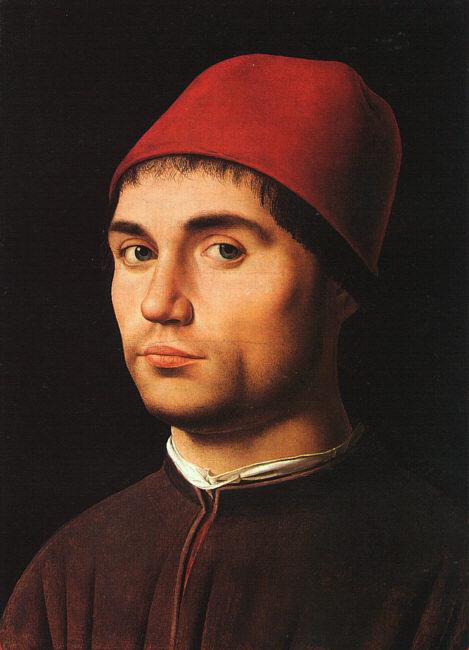 Antonello da Messina Portrait of a Young Man Sweden oil painting art
